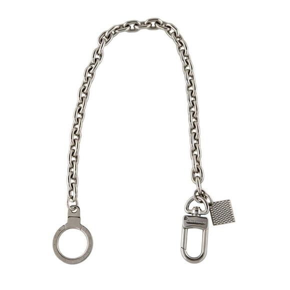 Louis Vuitton Chenne Ano Cles XL Key Chain Strap  Bag Charm Silver - Picture 1 of 8